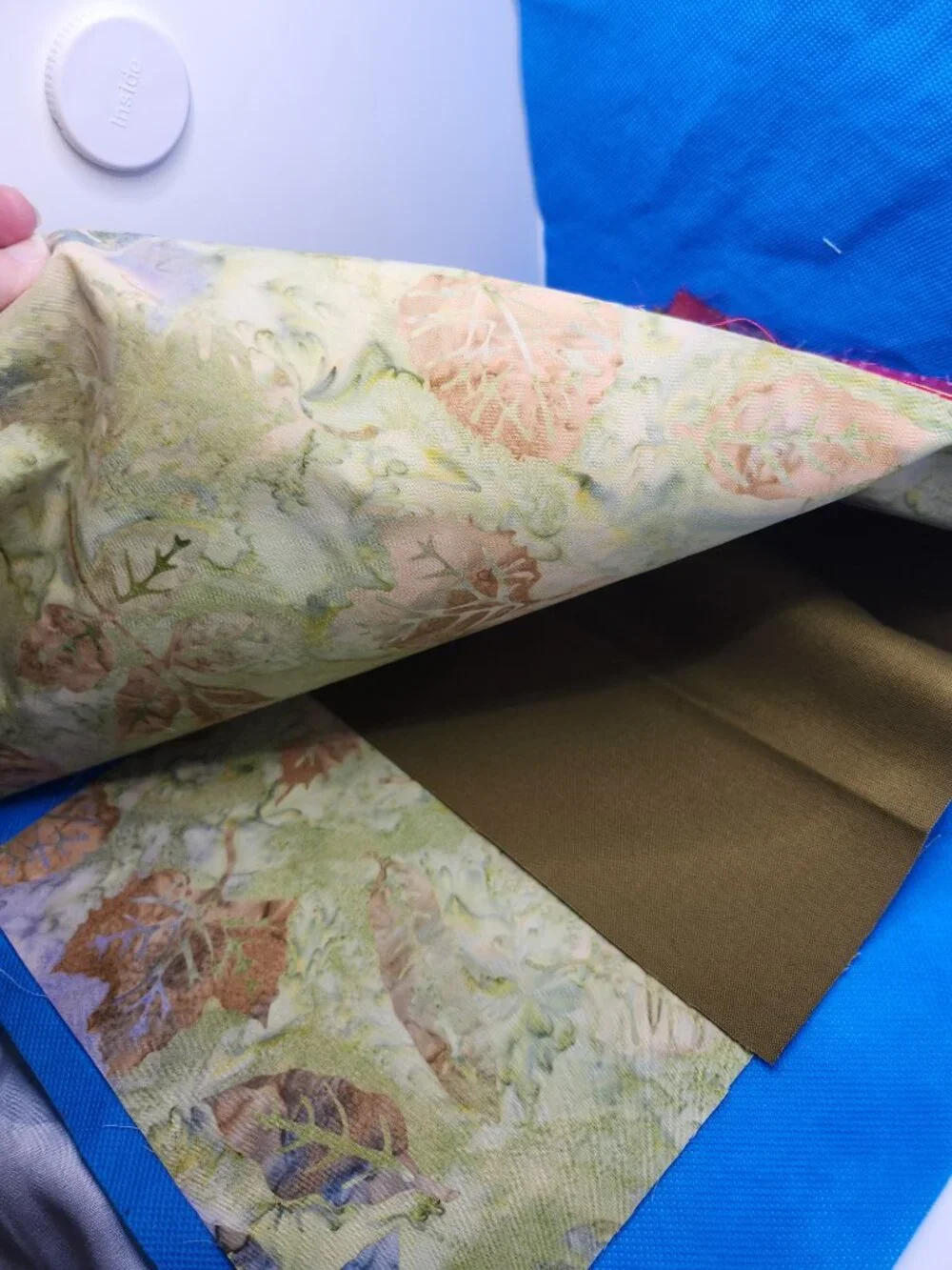 Lot 107 Fabric Pieces Batik and  Solid Assorted Colors Patterns Size
